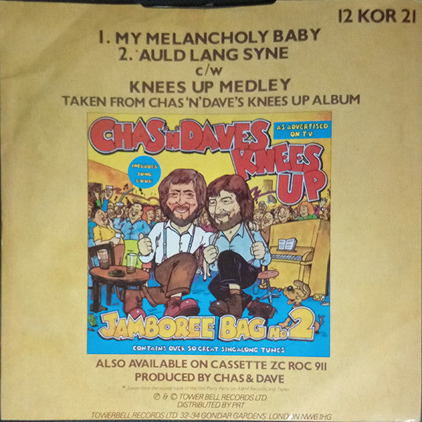 Chas And Dave : My Melancholy Baby (12", Single)