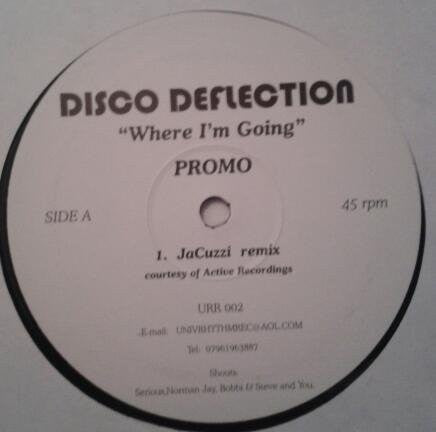 Disco Deflection : Where I'm Going (12", Promo)