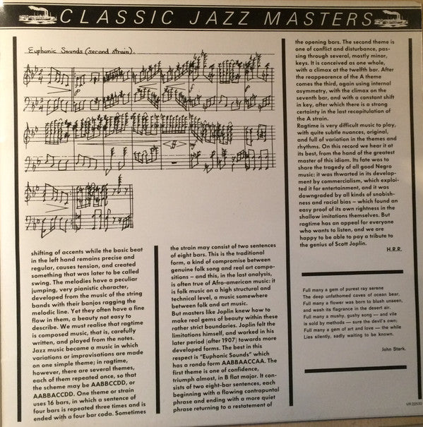Scott Joplin : The Entertainer  (LP)