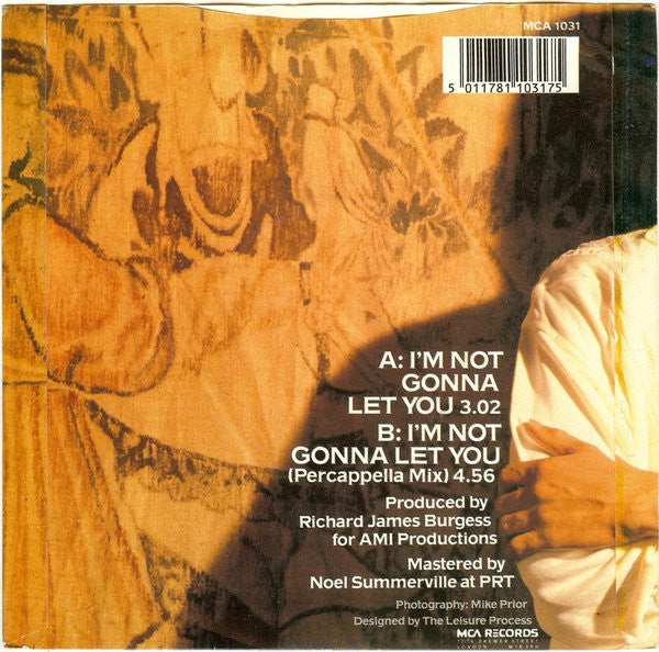 Colonel Abrams : I'm Not Gonna Let You (7", Single, Bro)