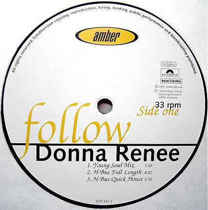 Donna Renee : Follow (12")