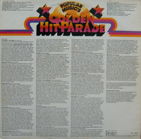 Various : Popular Music's Golden Hit Parade (8xLP, Comp + Box, Comp)