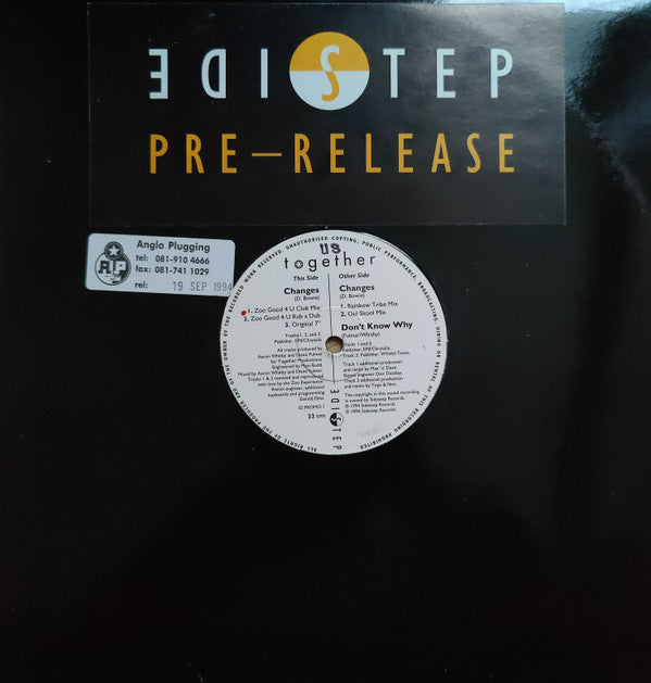 Us Together : Changes / Don't Know Why (12", Promo)