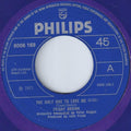 Friday Brown : The Only One To Love Me (7", Single)
