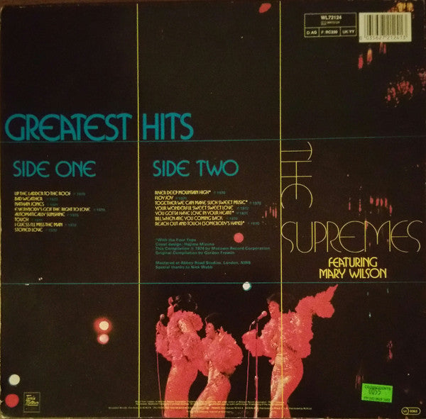 The Supremes Featuring Mary Wilson : Greatest Hits (LP, Comp)