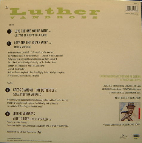 Luther Vandross : Love The One You're With (12", Single)