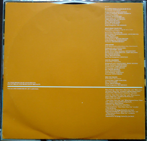 Art Garfunkel : Fate For Breakfast (LP, Album)