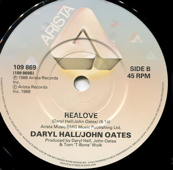 Daryl Hall & John Oates : Everything Your Heart Desires (7", Single)
