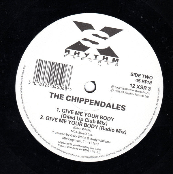 Chippendales : Give Me Your Body (12")