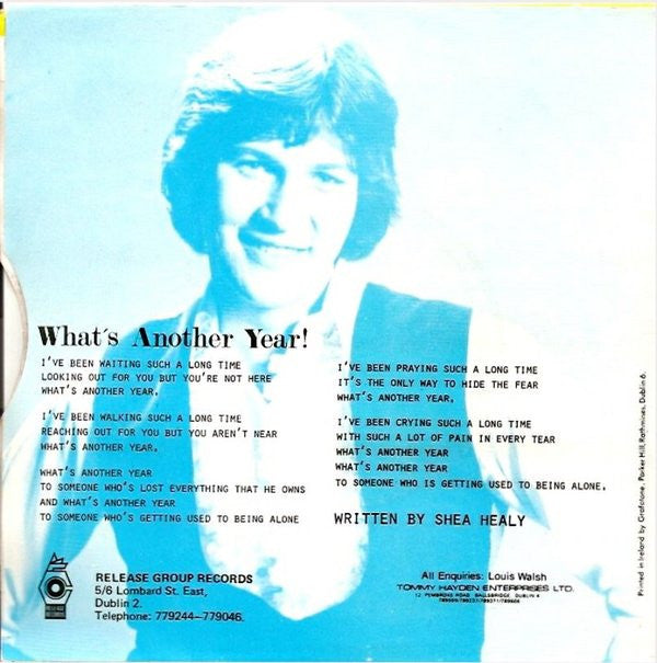 Johnny Logan : What's Another Year! (7", Single)