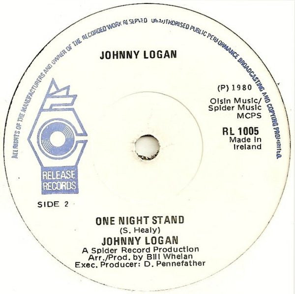 Johnny Logan : What's Another Year! (7", Single)