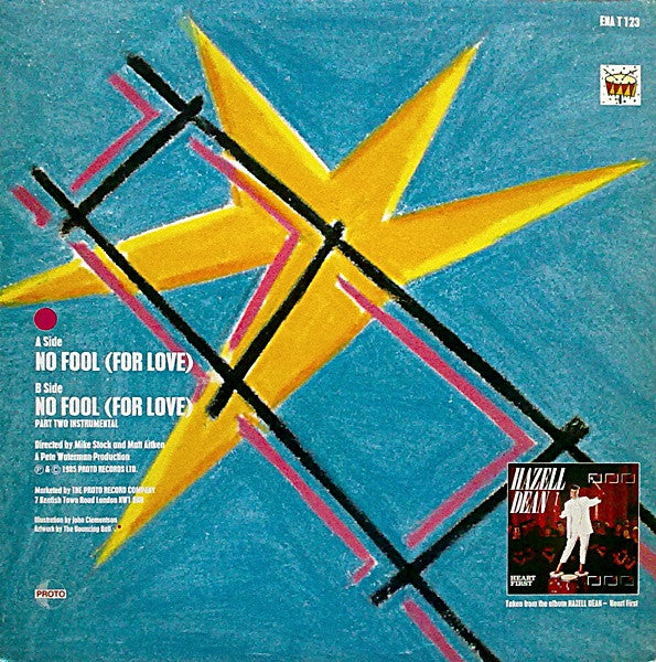 Hazell Dean : No Fool (For Love) (12", Single)