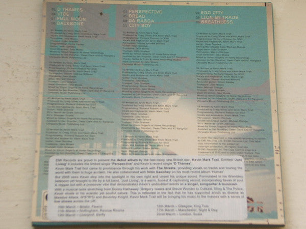 Kevin Mark Trail : Just Living (CD, Album, Copy Prot., Promo)