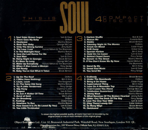 Various : This Is Soul (4xCD, Comp + Box)