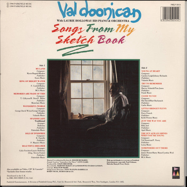 Val Doonican : Songs From My Sketch Book (LP)