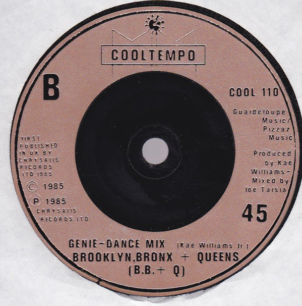 The Brooklyn, Bronx & Queens Band Featuring Curtis Hairston : Genie (7")