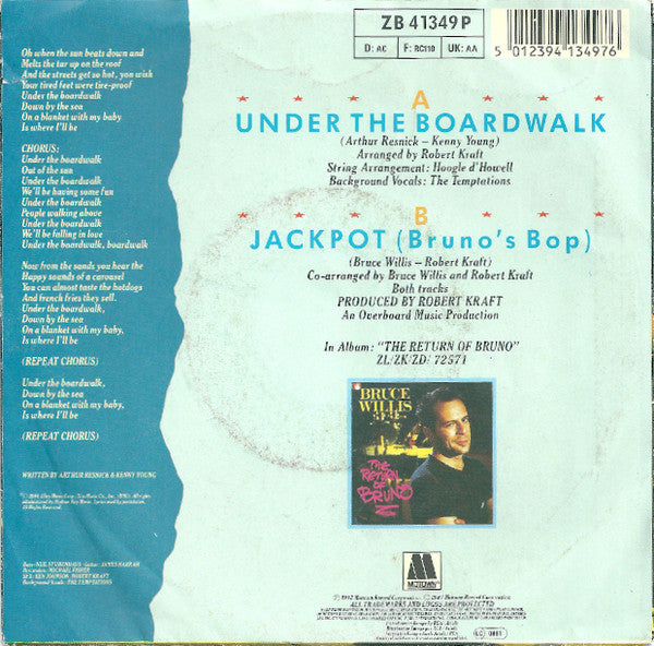 Bruce Willis : Under The Boardwalk (7", Single)
