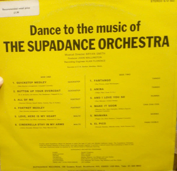 The Supadance Orchestra : And I Love You So (LP, Album)
