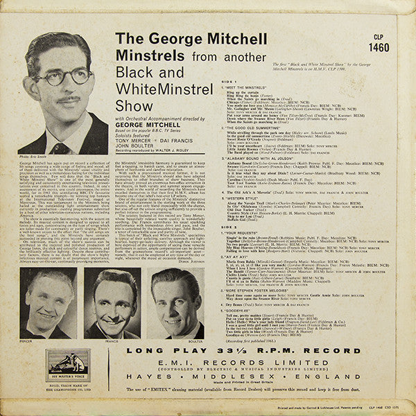 The George Mitchell Minstrels : Another Black And White Minstrel Show (LP, Album, Mono)