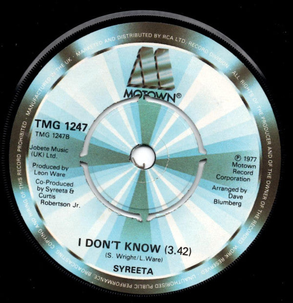 Syreeta : Quick Slick (7")