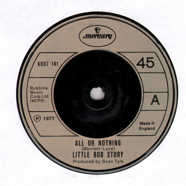 Little Bob Story : All Or Nothing (7", Single)